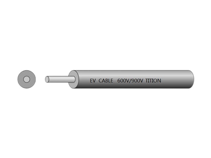 High voltage unshielded cable for new energy electric vehicle(aluminum conductor) product image
